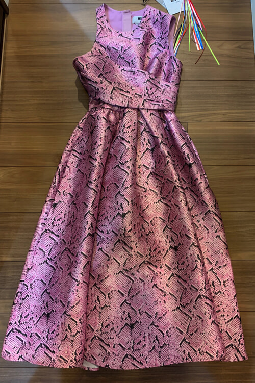 MSGMのピンクドレス☆｜Comme d'habitude 〜パリ・東京行ったり来たり